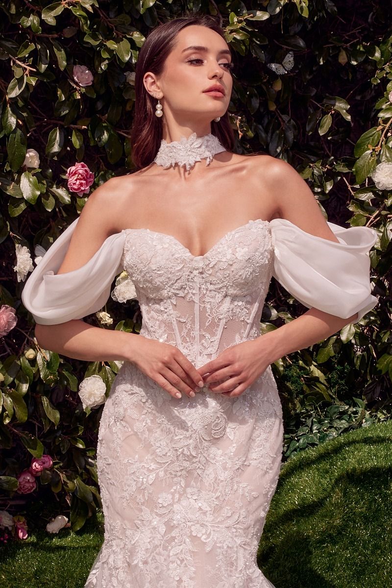 WL031-Detachable Wings Mermaid Wedding Gown-Andrea & Leo | LADY Black TIE Off White / 10 WL031-Detachable Wings Mermaid Wedding Gown-Andrea & Leo | LADY Black TIE Off White / 10