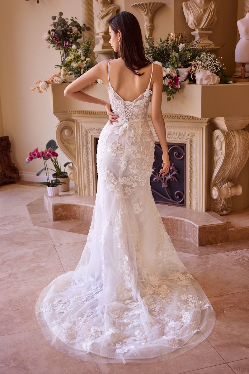 chinese dress ladies Andrea and Leo WL053 Long Prom Dress Off White / 4