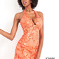 Jovani-04189-tangerine-cocktail-dress-lace-halter-backless-6-560x902Jovani 04189 is a short fitted sequin lace cocktail dress. Featuring a deep V halter neckline and a sheer fitted bodice. This homecoming gown is covered in petite sequin lace. Great Formal evening gown for Prom, Pageants, Homecoming & any formal or semi formal event! Great sexy wedding reception dress in White!  Available Sizes: 00,0,2,4,6,8,10,12,14,16,18,20,22,24  Available Colors: Magenta, Tangerine, White, Black, Neon Pink, Turquoise