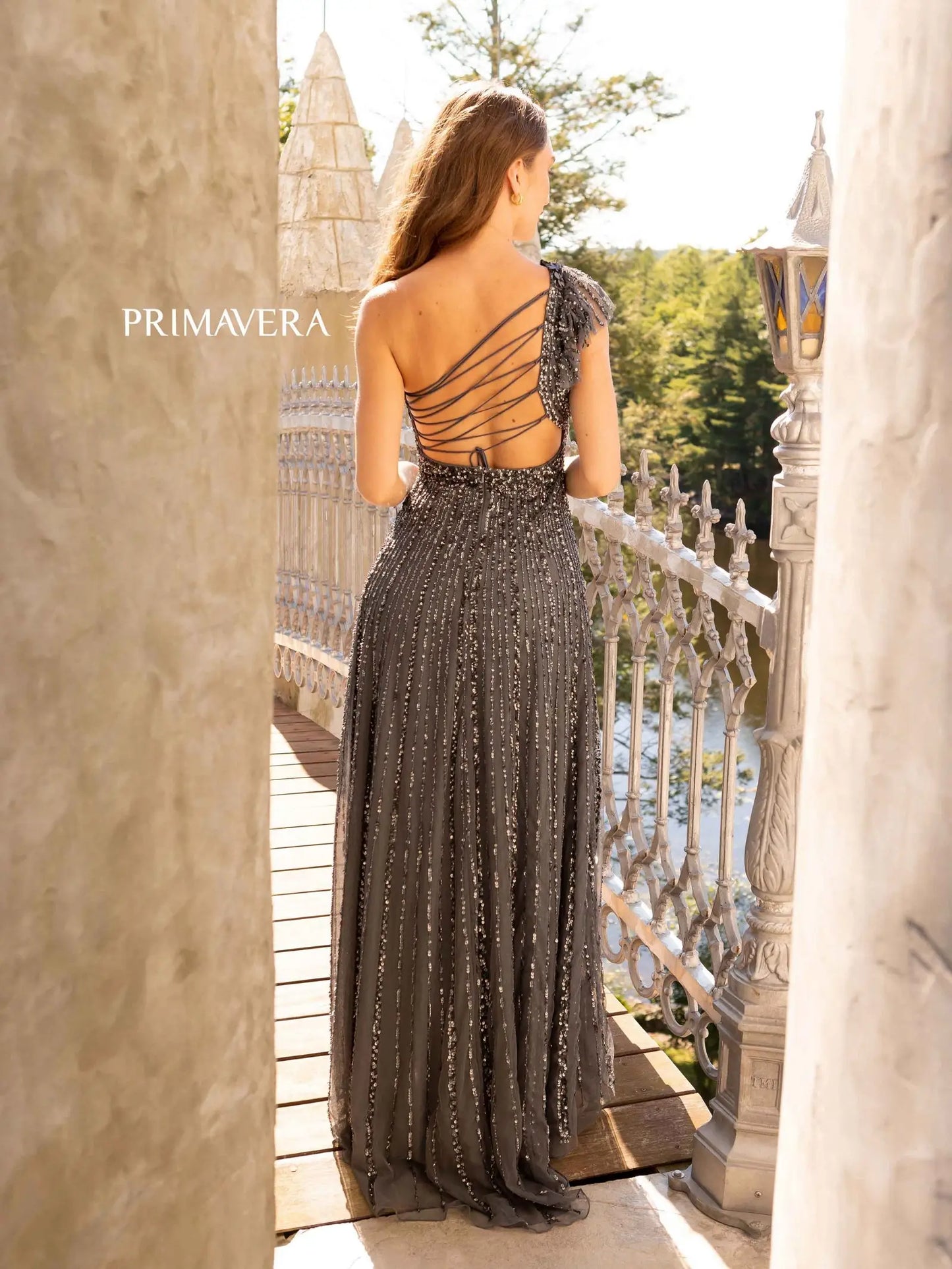 Primavera Couture 12003 Prom Dress Long Beaded Dress