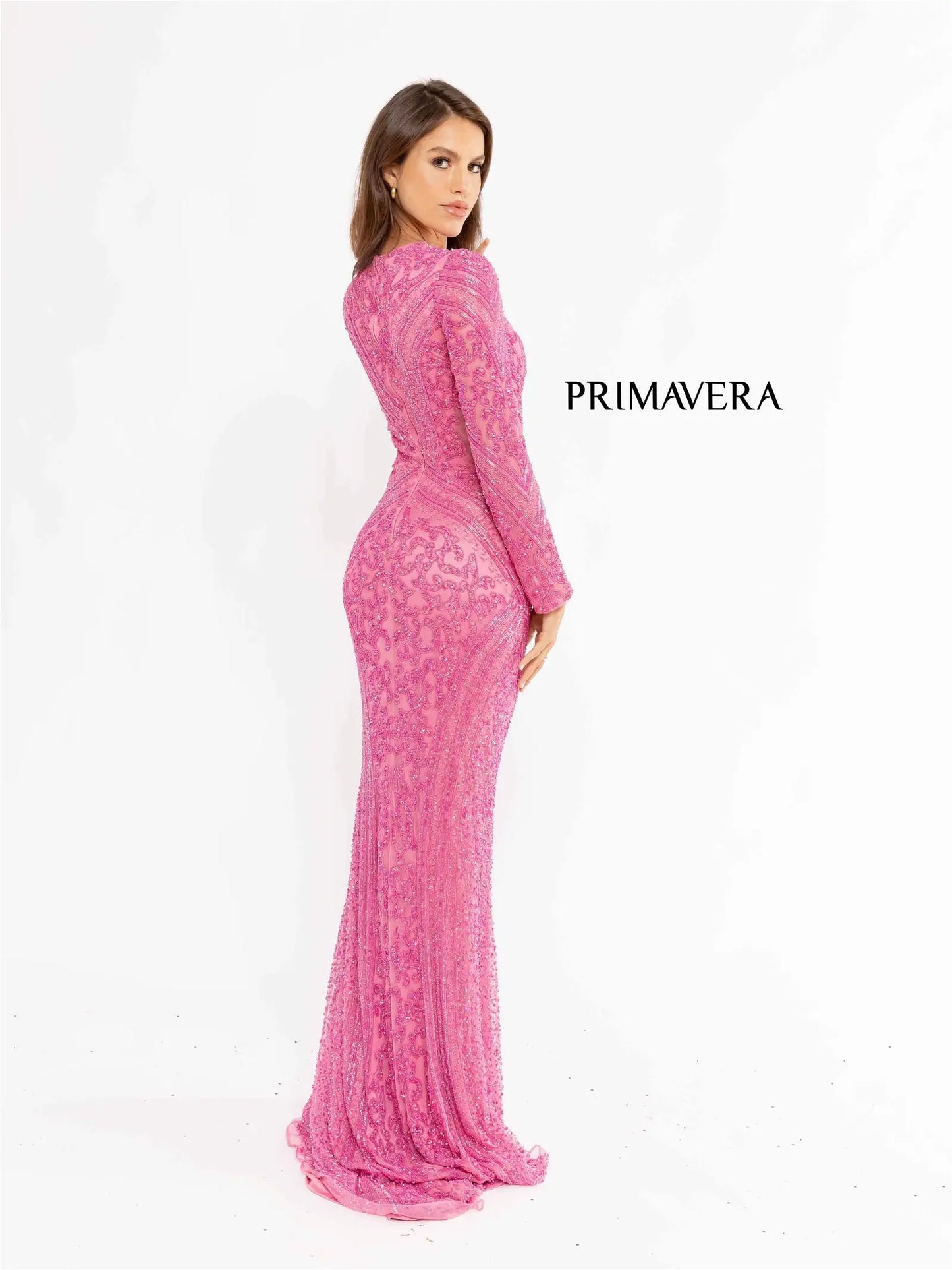 Primavera Couture 12031 Prom Dress Long Beaded Dress