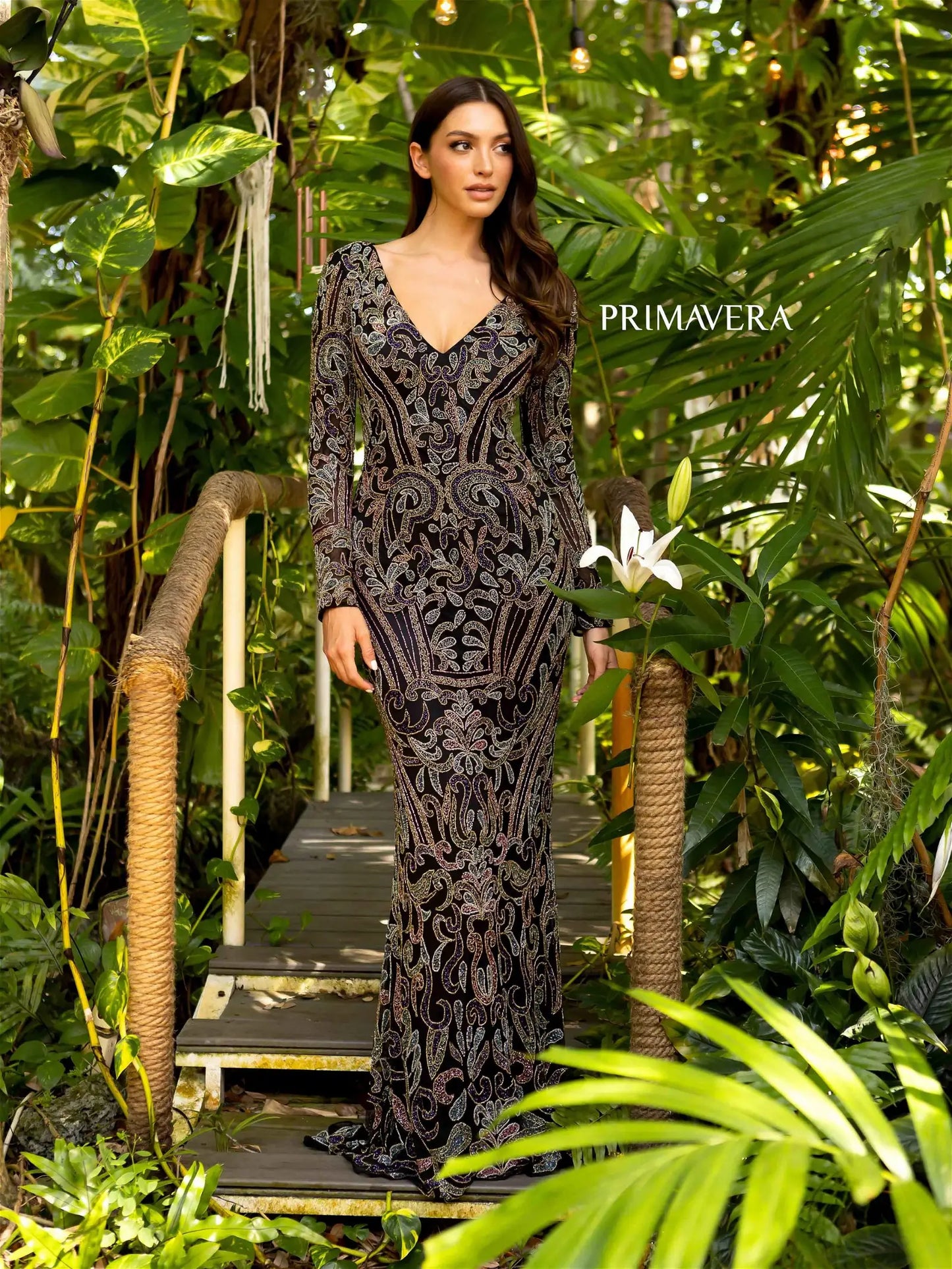 Primavera Couture 12033 Prom Dress Long Beaded Gown. Such a beautiful gown and the design. 
