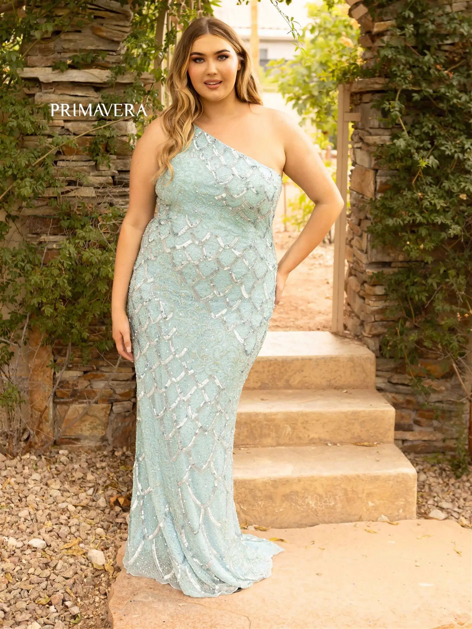 Primavera Couture 14002 Size 24 Royal Blue Long Beaded Sequin Plus Size One Shoulder Prom Dress Formal Gown Primavera Couture 14002 Size 24 Royal Blue Long Beaded Sequin Plus Size One Shoulder Prom Dress Formal Gown