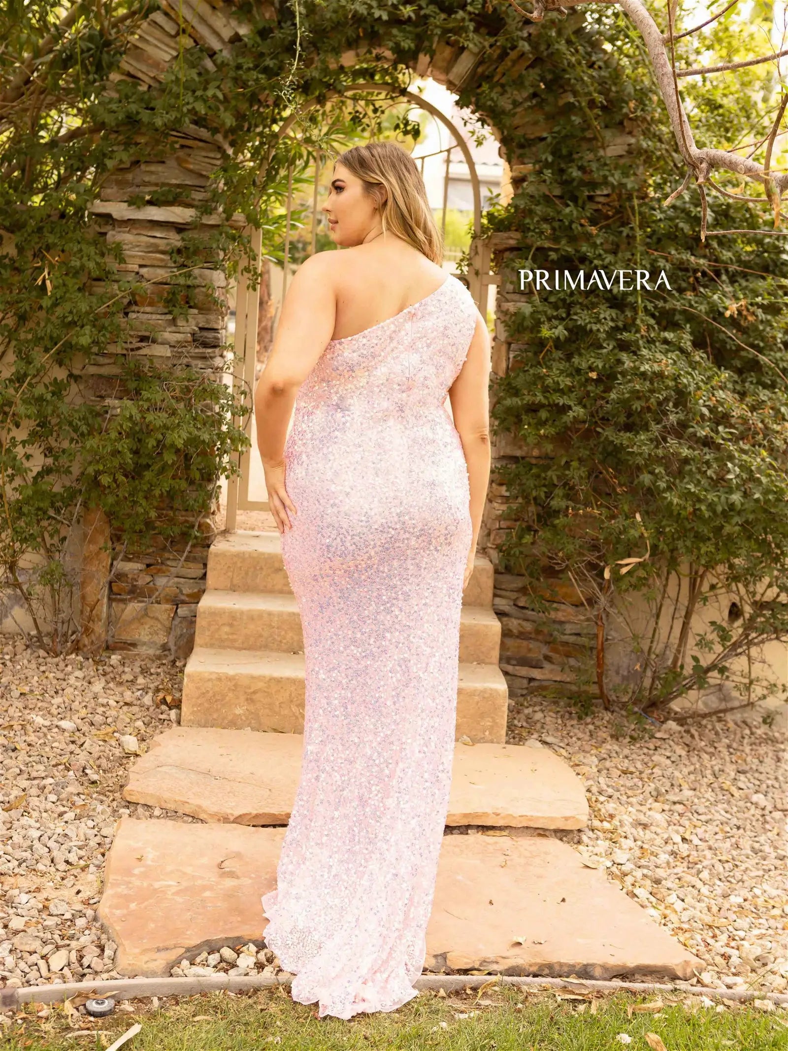 Primavera Couture 14004 Size 20 Neon Pink Long Fitted One Shoulder Sequin Plus Size Prom Dress Formal Gown Primavera Couture 14004 Size 20 Neon Pink Long Fitted One Shoulder Sequin Plus Size Prom Dress Formal Gown