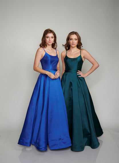 Nina Canacci 1532 Size 22 Emerald Long Ballgown Prom Pageant Gown A Line Dress Pockets