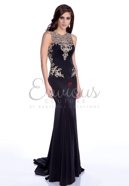 Envious Couture 16093 size 4 Black prom dress pageant gown
