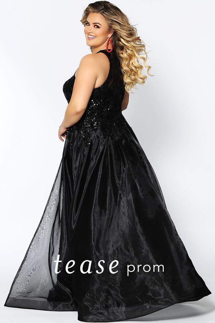 Tease Prom TE 1904 Size 22 Garnet Plus Sized Prom Dress Lace Mermaid Overskirt