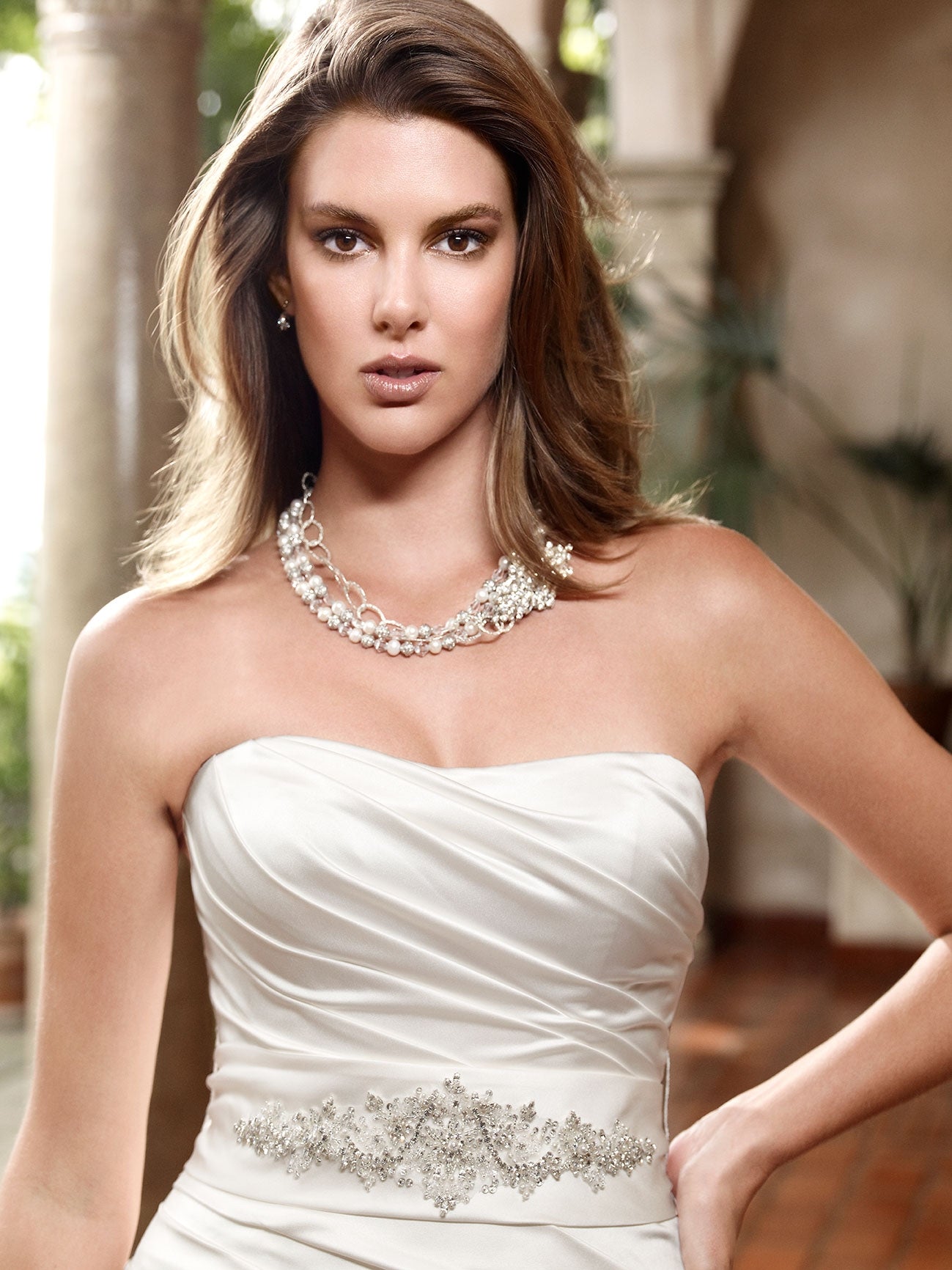 Casablanca Bridal 2018 Size 16 Fit & Flare Wedding Dress Belt Ballgown Plus Size