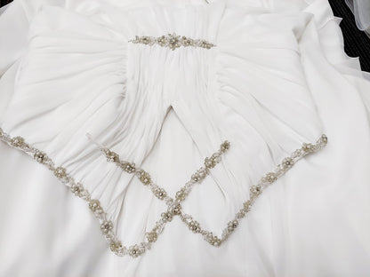 Mon Cheri 110209 Size 22W Plus Size Wedding Dress Bridal A Line
