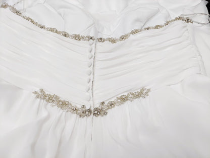 Mon Cheri 110209 Size 22W Plus Size Wedding Dress Bridal A Line