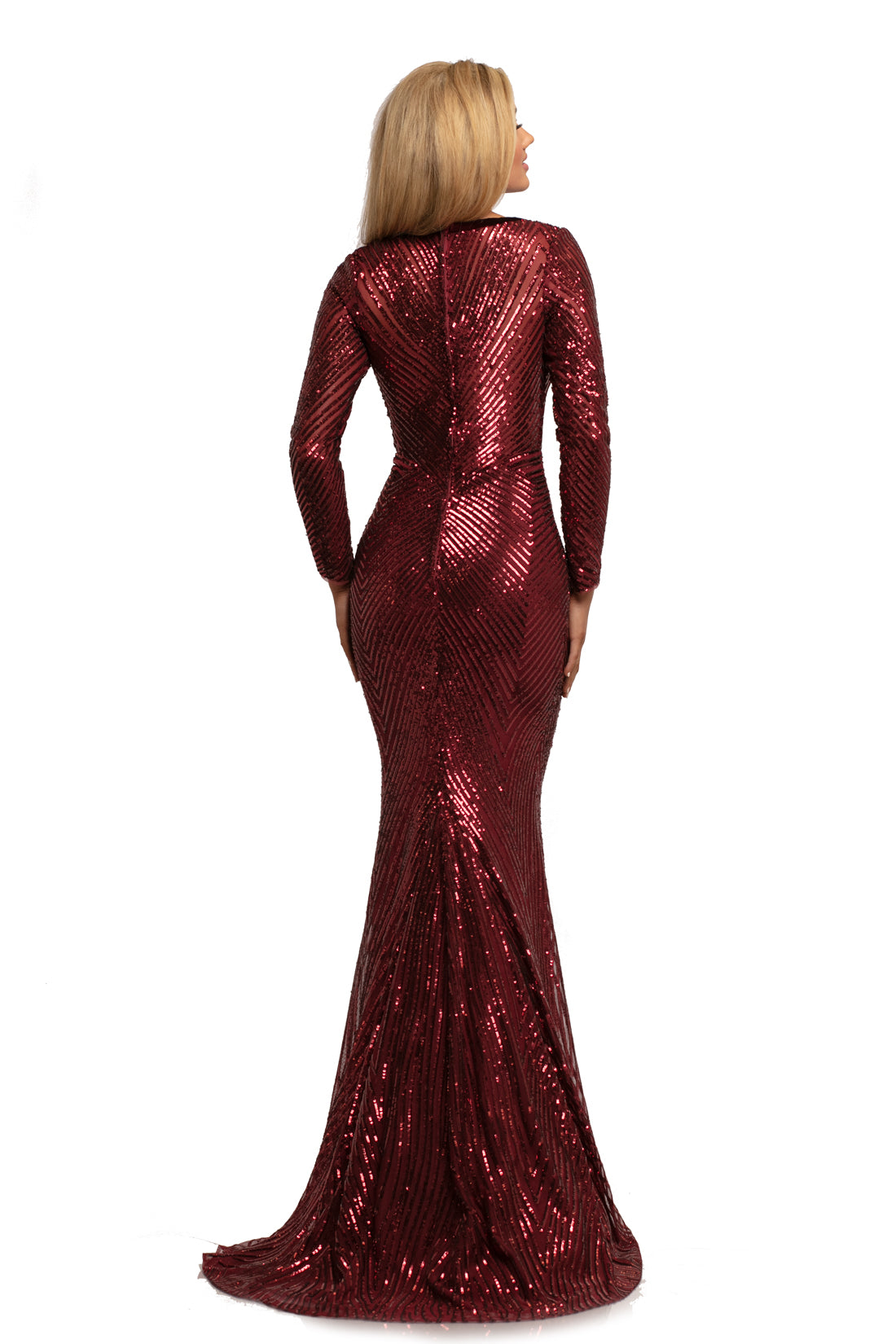 Johnathan Kayne 2020 Size 16 Sequin Velvet Prom Dress V Neck Pageant Dress Evening Gown