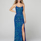 Primavera-Couture-3290-Blue-Prom-Dress-Front-View-Sequins-Tie-Back-Scoop-Neckline