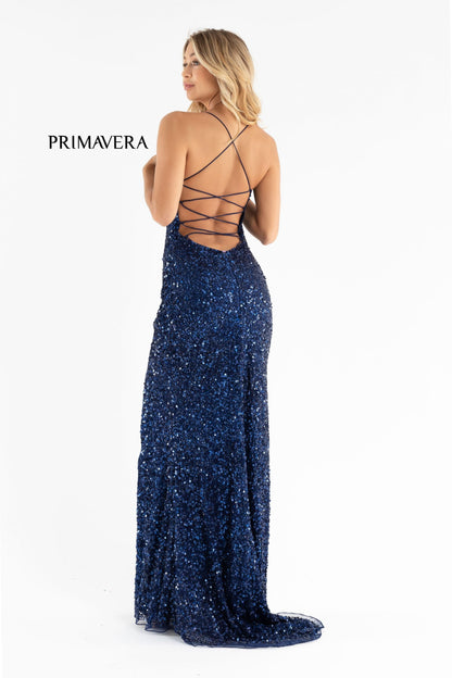 Primavera Couture 3290 Size 2,6,8 Lilac Prom Dress Sequins Backless