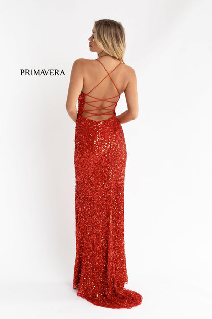 Primavera Couture 3290 Size 2,6,8 Lilac Prom Dress Sequins Backless