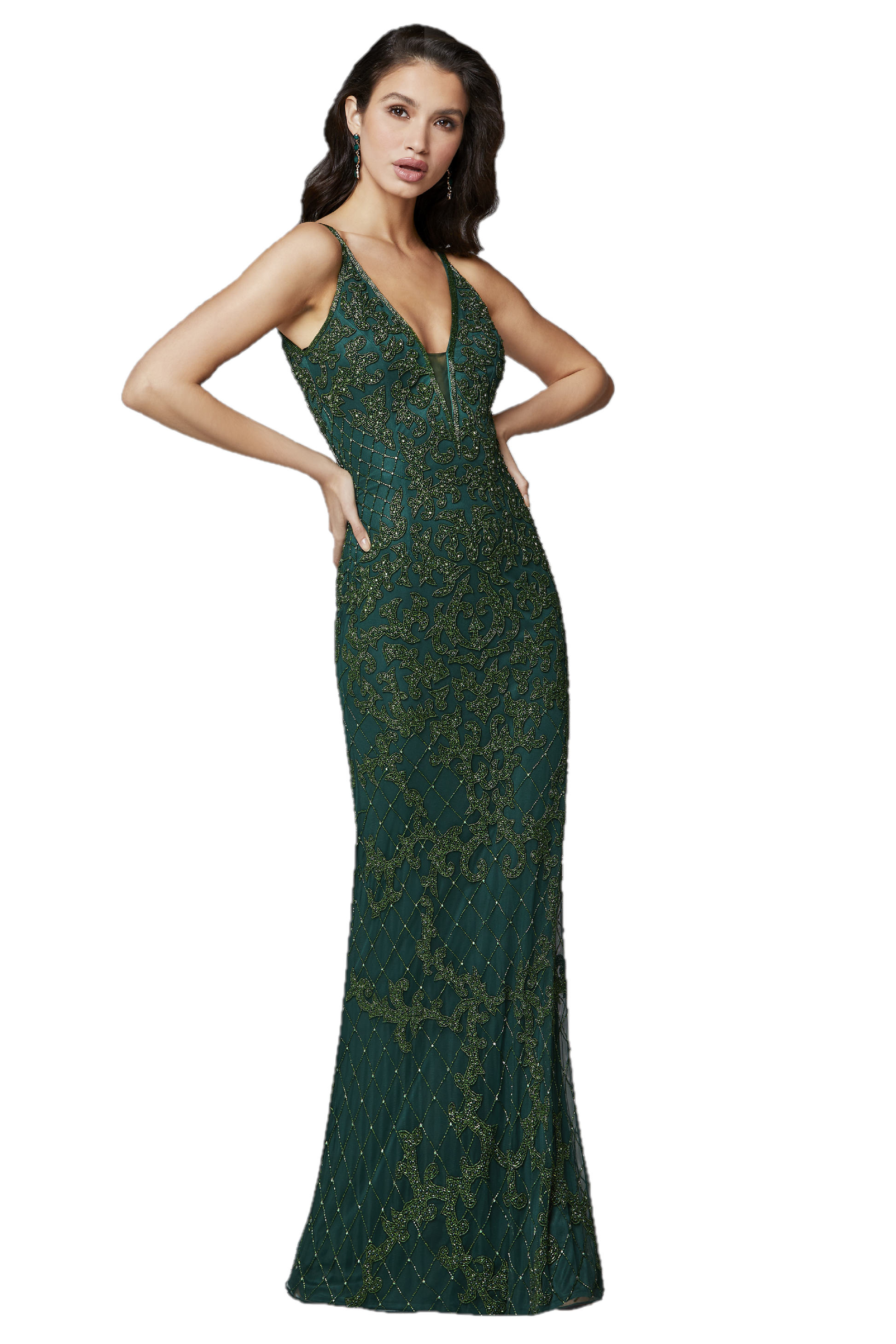 Primavera Couture 3433 is a 2020 Prom Dress, Pageant Gown, Wedding Dress & Formal Evening Wear gown. plunging neckline with mesh panel fully beaded pageant gown or evening dress. Fully Beaded & Embellished  Available colors: Black, Blush, Bottle Green, Ivory, Lilac, Platinum, Powder Blue, Yellow  Available sizes:  00,0,2,4,6,8,10,12,14,16,18