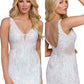 Primavera Couture 3822 Short 2022 Homecoming Dress Fitted Sequin Cocktail Dress  Available Color- Ivory  Available Size: 2