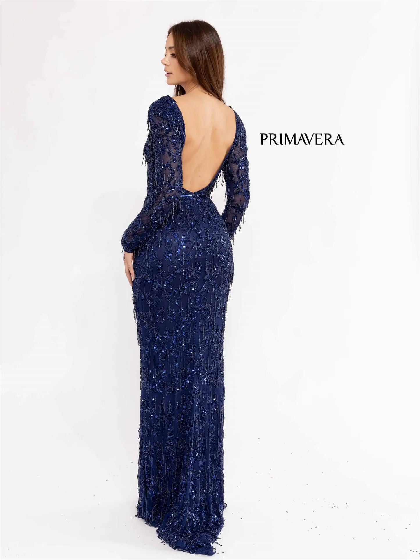 Primavera Couture 3954 Prom Dress Long Beaded Gown