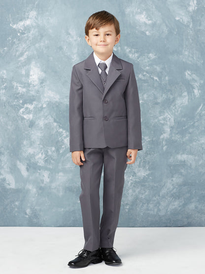 Boy's 5 Piece SLIM FIT Tuxedo Set - Choose Your Color & Size 4020