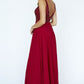 Jolene Collection 19093 Size 2 Burgundy Prom Dress Pageant Gown