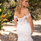 Casablanca Bridal 2376 KARINA Size 10 & 20 Fit and Flare Wedding Dress Bridal Gown Lace Off the Shoulder