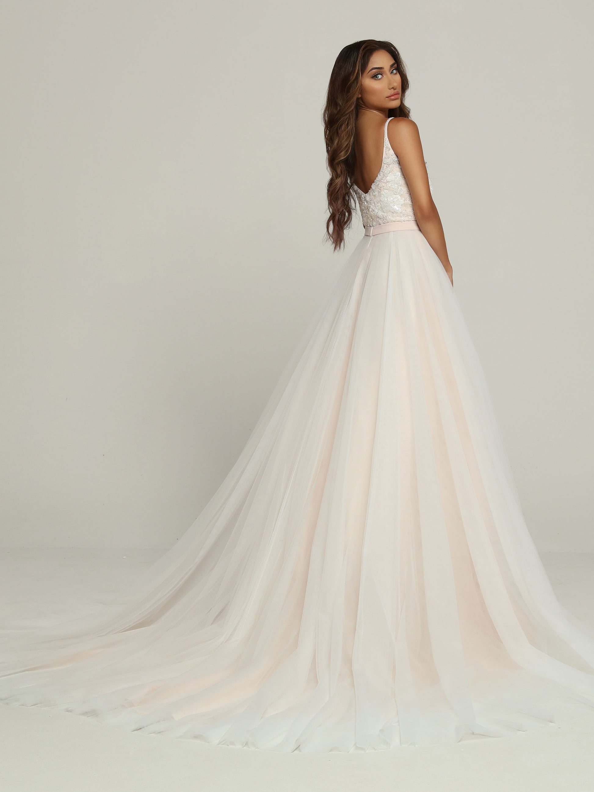 Davinci Bridal 50687 A Line Tulle Wedding Dress Beaded Baby Doll Bodic Glass Slipper Formals Davinci Bridal 50687 A Line Tulle Wedding Dress Beaded Baby Doll Bodic Glass Slipper Formals