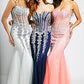 Jovani 5908 Sexy strapless mermaid prom dress evening gown 