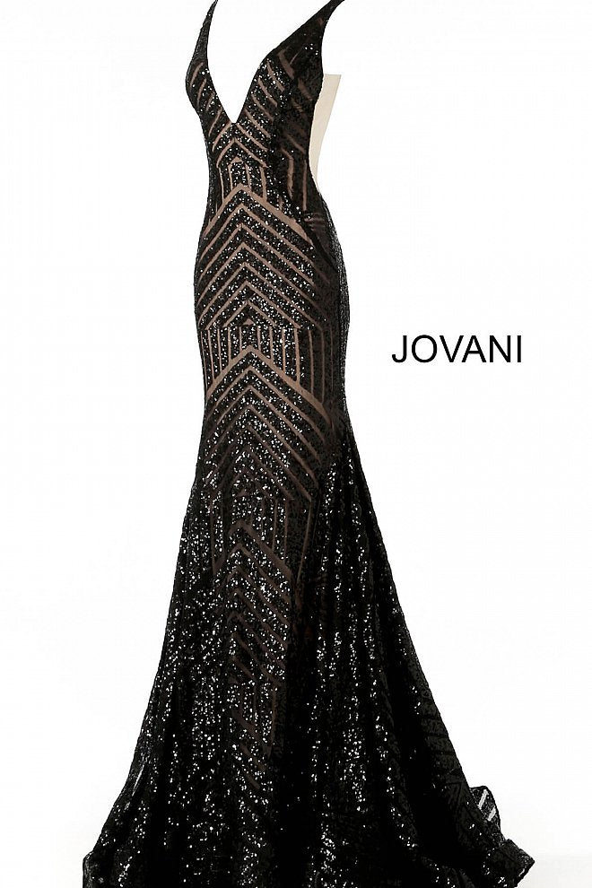 Jovani 59762 Sequin Mermaid Prom Dress Long Fitted Mermaid Pageant Gown