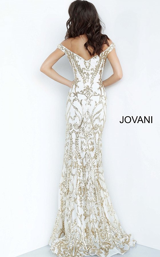 Jovani 63349 Size 10 Long Sequin Prom Dress Pageant Mermaid Gown Glass Slipper Formals Jovani 63349 Size 10 Long Sequin Prom Dress Pageant Mermaid Gown Glass Slipper Formals