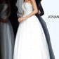 Jovani 65664 is a Prom Dress, Pageant Gown & simple wedding dress. Embellished tulle ballgown, fully lined, full floor length skirt, strapless bodice, straight neckline, lace up back. Available Sizes: 00-24  Available Colors: light-blue, light-pink, off-white