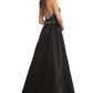Johnathan Kayne 7242 Embellished Lace V Neck Pageant Gown Prom Dress Over Skirt