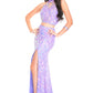 Precious Formals 9329  Midnight size 2 prom dress two piece formal sequin