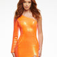 Ashley-Lauren-11026-neon-orange-prom-dress-front-close-up-one-long-sleeve-sequin-slit-long-train