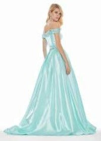 Ashley-Lauren-1476-aqua-prom-dress-ballgown-back-glass-slipper-formals-prom-headquarters formal evening pageant wear dresses