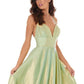 Ashley-Lauren-1937-Lime-Gold-Prom-Dress-Side-iridescent-shimmer-brocade-a-line at Glass Slipper Formals