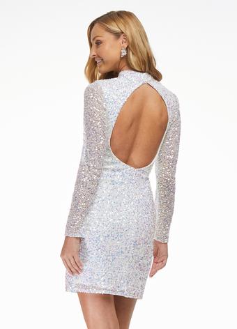 Ashley-Lauren-4252-AB-Ivory-Cocktail-Dress-Back-Long-Sleeves-sequin-fitted-short-homecoming-dress-with-circle-cutout-back