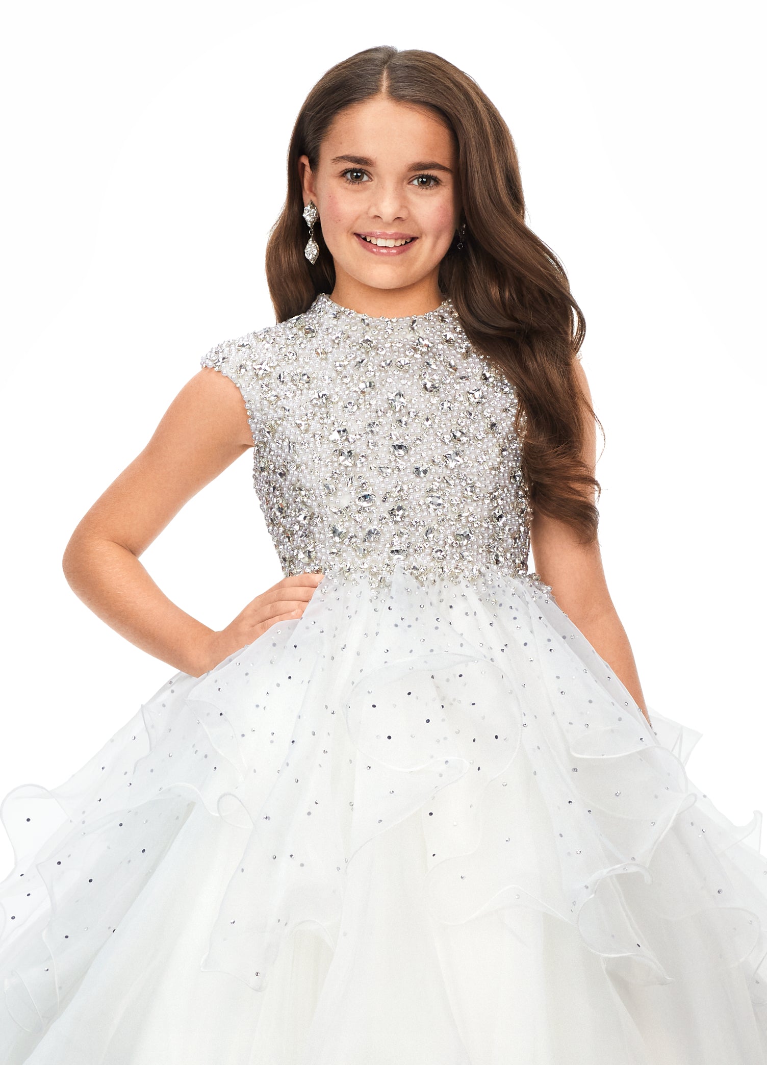 White Dress Girl 6 Years | Child Girl Wedding Dress | Party Dress White  Girl - White - Aliexpress