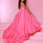 Sugar Kayne C143 Girls Pageant Dress Ballgown Ruffle Organza Train