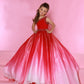 Sugar Kayne C169 is a long Ombre Girls Pageant Dress. Featuring an embellished one shoulder design. Colors: Cherry/Ombre, Blueberry/Ombre  Sizes:  2-16  (Sizes 2-6 do not have bust cups, Sizes 8-16 will have preteen size bust cups)