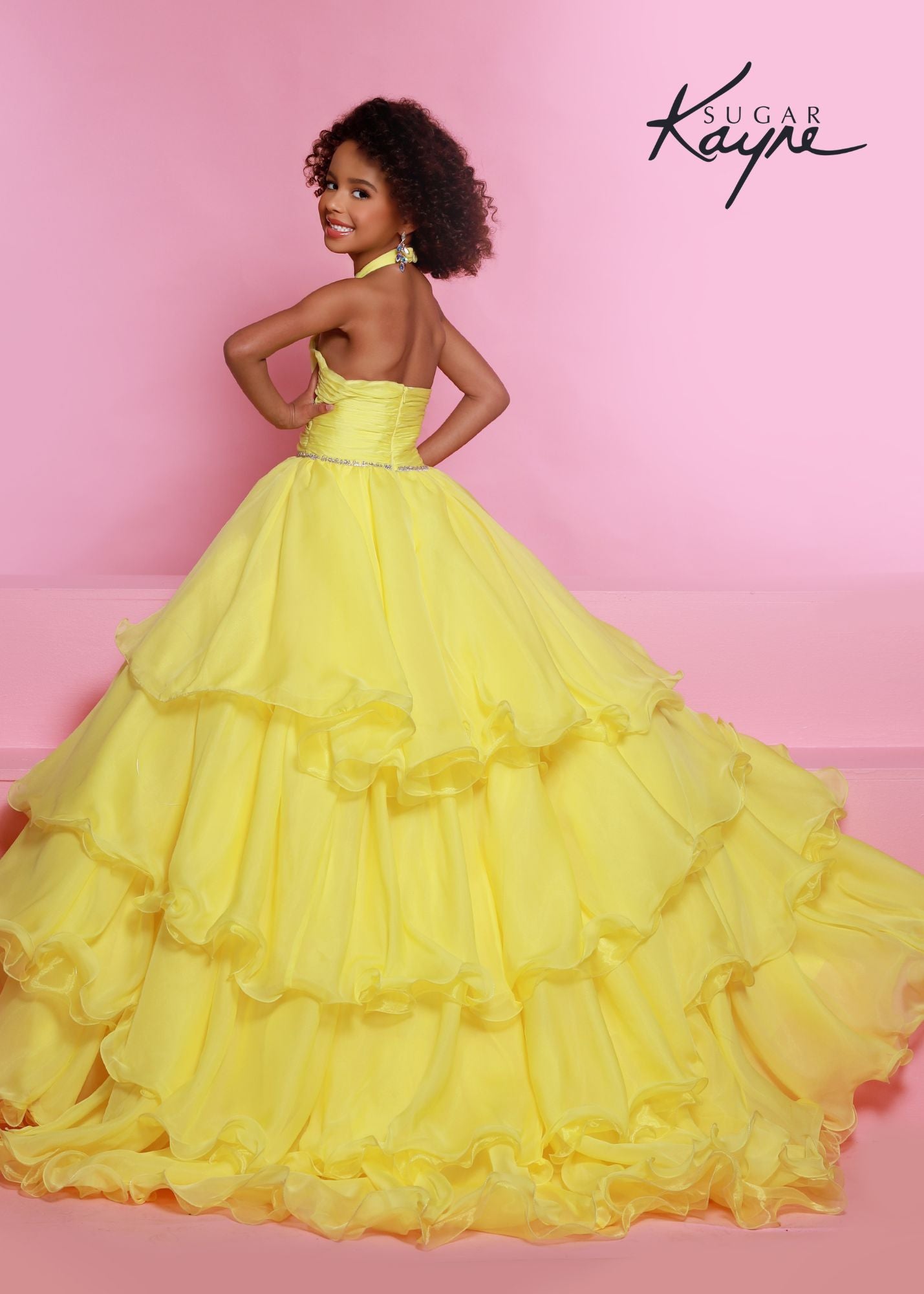 Yellow Satin Pleated Prom Dresses Mermaid Spaghetti Strap Evening Dres –  Viniodress