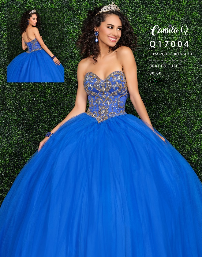 Camila-Q-17004-Royal-Blue-Gold-Quinceneara-Dress-strapless-sweetheart-neckline-corset-tulle-skirt