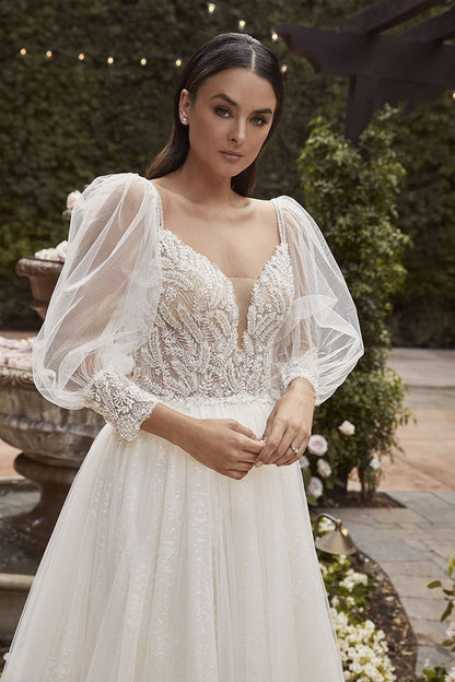 Casablanca Bridal 2462 Wedding Dress.  Ultra-romantic from head to toe, Style 2462 Carrie walked straight out of a fairy tale and down the aisle.