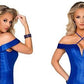 Envious Couture 1090 Size 8 Royal off the shoulder mermaid prom dress pageant gown