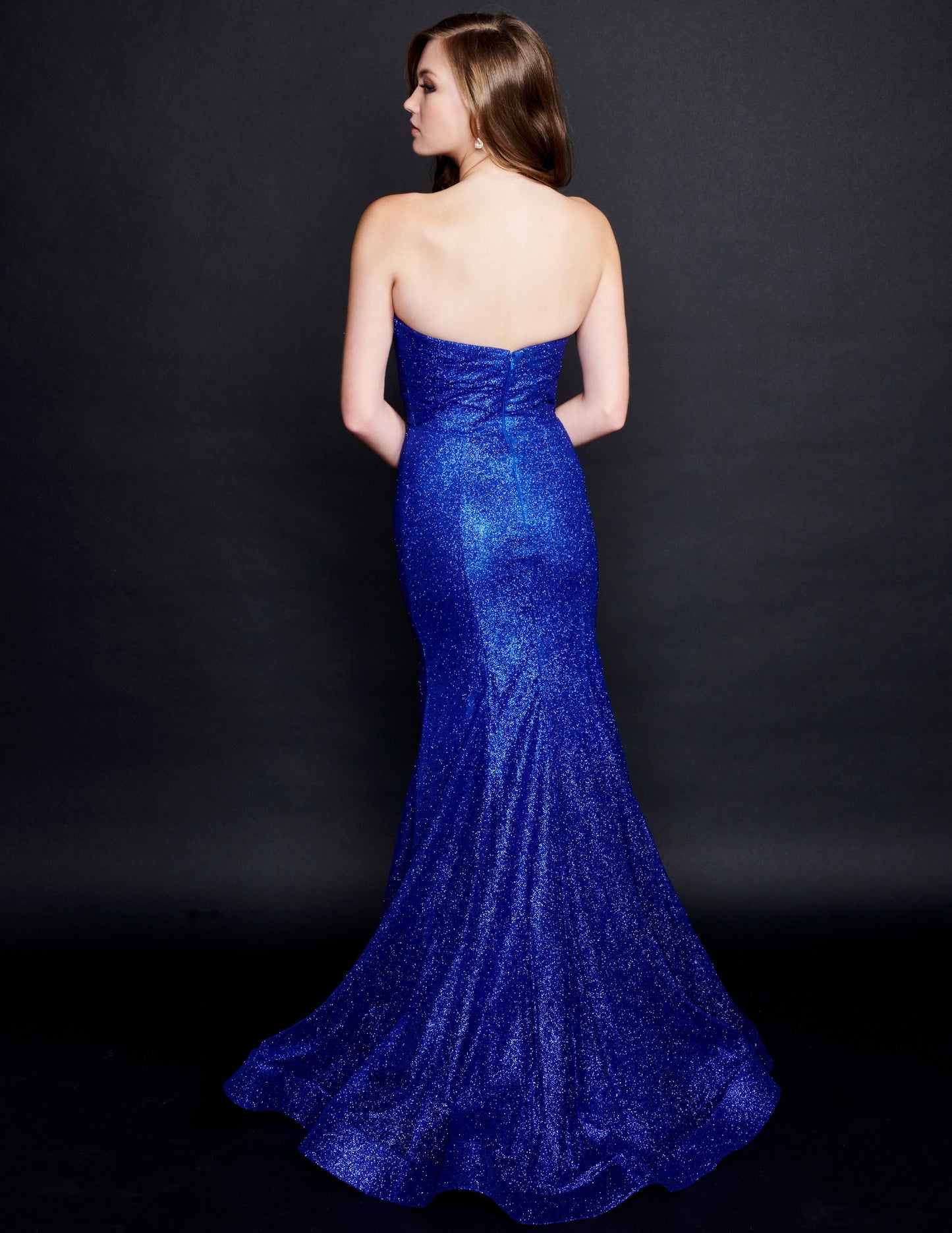Nina Canacci 9143 Size 4, 12 Long Mermaid Prom Dress Sweetheart Neckline