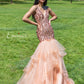 Envious-Couture-E1516-Rose-Gold-Prom-Dress-Front-Emebllished-Sequin-Fit-and-Flare-Layered-Skirt-V-Neckline