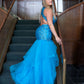 Envious-Couture-E1516-Turquoise-Prom-Dress-Back-Emebllished-V-Neckline-Sequin-Fit-and-Flare-Layered-Mermaid-Skirt