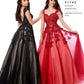 Envious-Couture-E1745-Black-nude-Burgundy-Nudeprom-dress-front-sweetheart-neckline-cap-sleeve-neckline-sequin-tulle-Ballgown