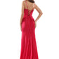 Colors G1052 Long Fitted Crystal Corset back formal Prom Dress Slit Pageant Gown 46″ satin lycra with heat-set stone fit and flare dress, curved square neck and lace-up back  Available Sizes: 2-24  Available Colors: Black, Red, Royal, Deep Green, Hot Pink, Tangerine, Ultra Violet