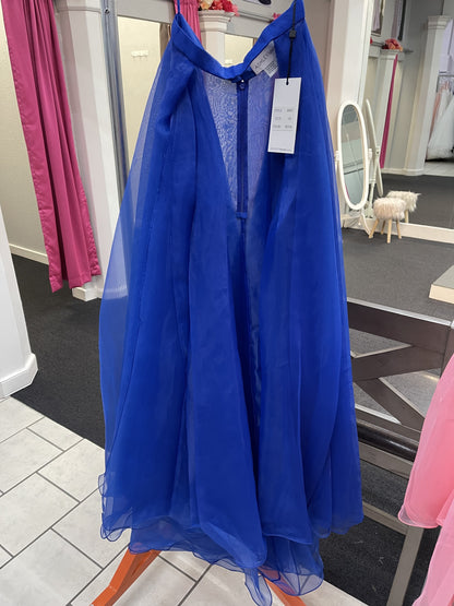 Ashley Lauren Kids 8067 Size 14 Neon Green Girls Organza Overskirt with Wire Hem Fun Fashion Pageant Girls