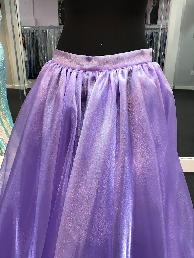 Marc Defang 8023 multi Layered shimmer Organza Prom Pageant Overskirt Fun Fashion   Available Sizes: 00-16  Available Colors: White, Royal Blue, Fuchsia, Purple, Orange, Red (Ask for additional colors up to 30 days delivery)