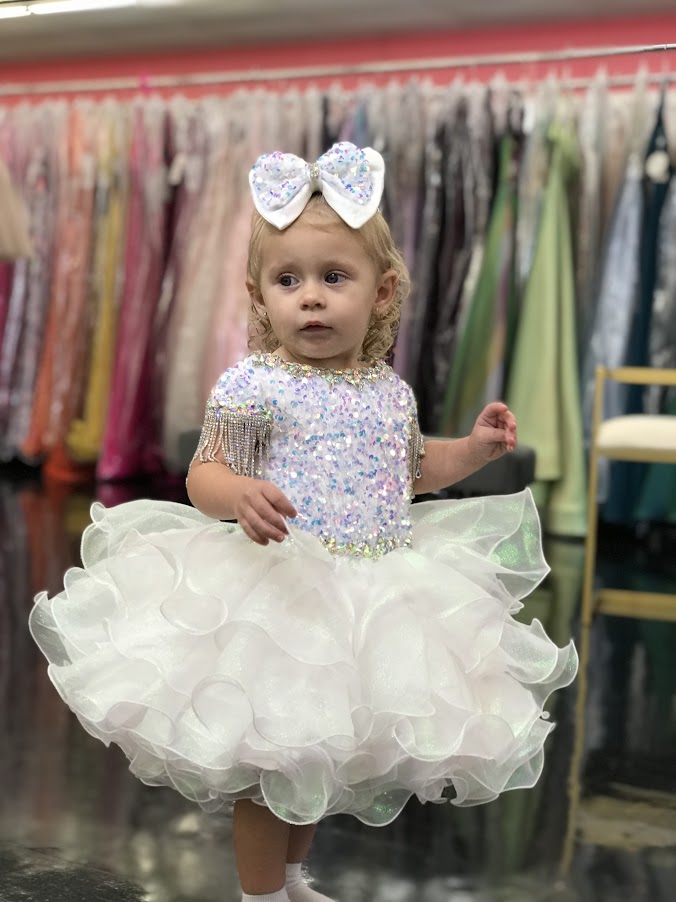 Sugar Kayne C203 Short Girls Cupcake Velvet Sequin Pageant Dress Baby Toddler Crystal Fringe Tassel Cap Sleeve - 2T - Powder Blue - Formal & Bridal We Sugar Kayne C203 Short Girls Cupcake Velvet Sequin Pageant Dress Baby Toddler Crystal Fringe Tassel Cap Sleeve - 2T - Powder Blue - Formal & Bridal We